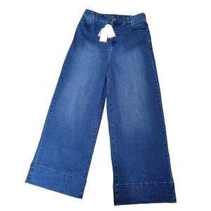 NWT Universal Standard Carrie High-Rise Wide-Leg Jeans in True Blue